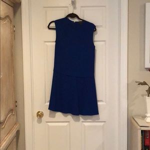 Blue Aritzia Chiffon Shift Dress